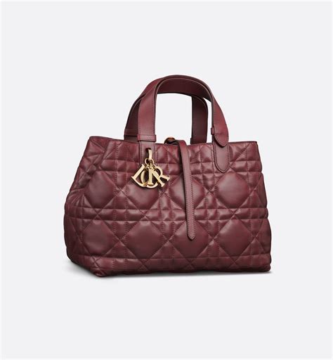 dior medium toujours bag macrocannage calfskin women|Medium Dior Toujours Bag Burgundy Macrocannage .